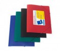 CARPETA 4º SOLAPAS Y GOMAS COLORES PLASTICO