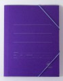 CARPETA Fº SOLAPAS Y GOMAS AZUL CARTON